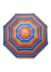 Зонт пляжный фольгированный с наклоном 200 см (6 расцветок) 12 шт/упак ZHU-200 - фото 12